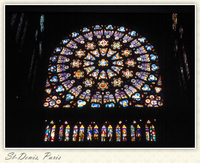 Rose Window, St-Denis, Paris, France