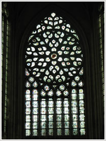 East end window (early 16th c.), Église St-Étienne, Beauvais click for full-size image