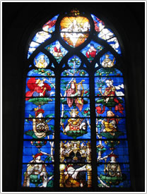 'Tree of Jesse' (Engrand Le Prince, 1522), Église St-Étienne, Beauvais click for full-size image