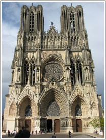 West façade (1241-c. 1280), Reims Cathedral click for full-size image