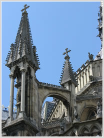 Chevet flying buttress (1211-41), Reims Cathedral click for full-size image