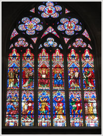 Dijon Cathedral, South transept window (1899)