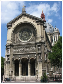 West façade (1860-71), St-Augustin, Paris click for full-size image