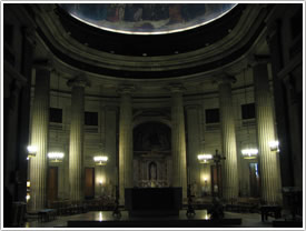 Choir Ionic columns (Chalgrin, 1774-84), St-Philippe-de-Roule, Paris click for full-size image