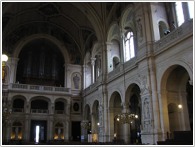Nave looking west & organ (Cavaillé-Coll, 1868-71), Église de la Ste-Trinité, Paris click for full-size image