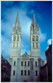 West front, Caen, &Eacute;glise St-&Eacute;tienne