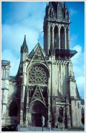 West front & tower, Caen, &Eacute;glise St-Pierre