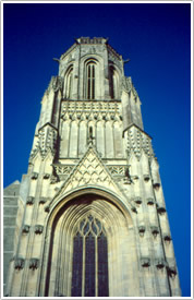 West front, south portal & tower, St-L&ocirc;, &Eacute;glise Notre-Dame