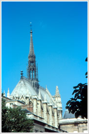 La Sainte-Chapelle (1240s) from southeast, Paris click for full-size image