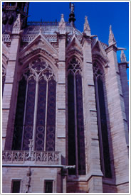 Apse (1240s), exterior, Sainte-Chapelle, Paris click for full-size image