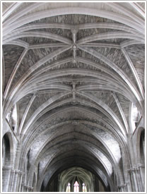 Lierne vault at west end (16th c.), Bordeaux Cathedral