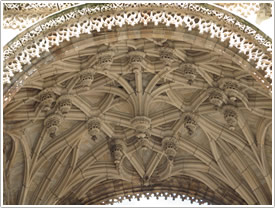 Vault above south door, Albi Cathedral