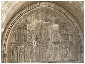 North door tympanum (c. 1140-50), Cahors Cathedral