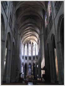 Nave, looking east, Limoges Cathedral
