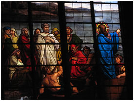 Jesus Teaching in a Boat (detail), St-Pierre-du-Queyroix, Limoges