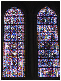 North nave windows (13th c.), Poitiers Cathedral