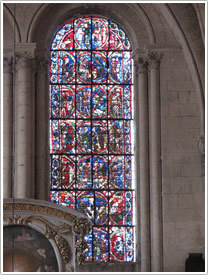 South transept right window, Poitiers Cathedral