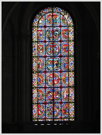 East end south window, Poitiers Cathedral