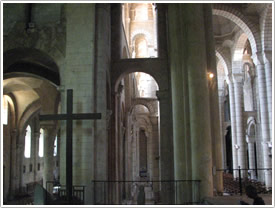 Nave, south side, from choir, St-Hilaire-le-Grand, Poitiers