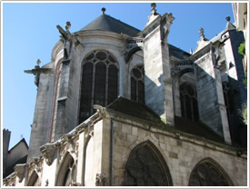 East end from northeast, &Eacute;glise St-Pantal&eacute;on, Troyes
