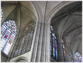 Northeast pier with northeast transept & north choir, St-Urbain, Troyes