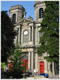 West front with towers, Langres Cathedral