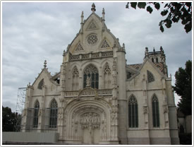 St-Pierre de Brou (1513-32), west front, Église de Brou, Bourg-en-Bresse