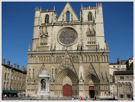 West front (1308-1481), Lyon Cathedral