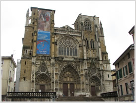 Cath&eacute;drale St-Maurice (12th-16th c.), west front, Vienne Cathedral
