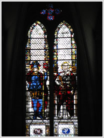 Upper chevet center window, St-Maurice & St-Pierre (16th c.), Vienne Cathedral