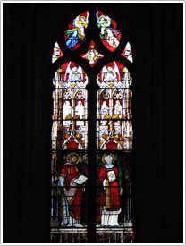 Center chancel window, &Eacute;glise St-&Eacute;tienne, St-&Eacute;tienne