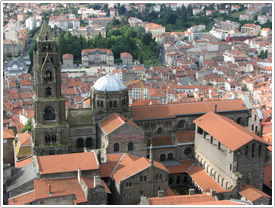 Cathedral complex from north, Le Puy Cathedral