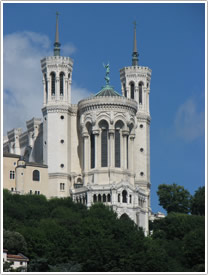 Basilica N.-D.-de-Fourvi&egrave;re (Bossan, 1872-96), east end, Notre-Dame-de-Fourvi&egrave;re, Lyon