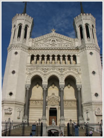 West front, Notre-Dame-de-Fourvi&egrave;re, Lyon