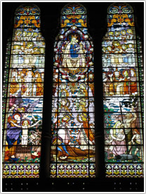 1st bay window, north side, Notre-Dame-de-Fourvi&egrave;re, Lyon