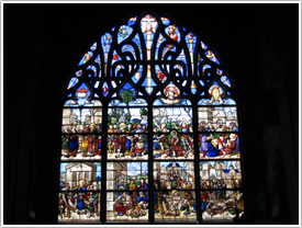 Copin Chapel (no. 1, 1518), south nave aisle, Bourges Cathedral