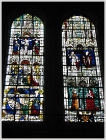 Northeast transept windows (15th c.), Angers Cathedral