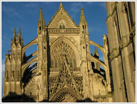 West front, upper levels, Abbaye de la Trinit&eacute;, Vend&ocirc;me