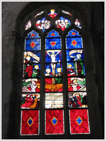 'La Fontaine de Vie' (16th c.), northwest transept, Abbaye de la Trinit&eacute;, Vend&ocirc;me