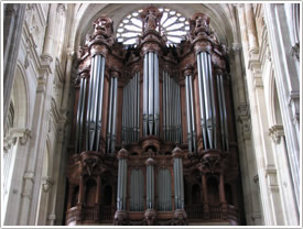 Organ (Ducrochet, 1854), St-Eustache, Paris click for full-size image