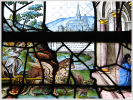 The Mystic Winepress, 3rd center panel, St-Étienne-du-Mont, Paris click for full-size image
