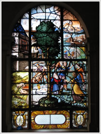 Visit of Three Angels to Abraham, St-Étienne-du-Mont, Paris click for full-size image