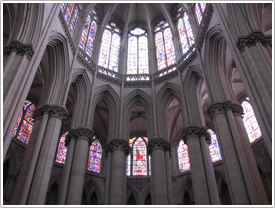 Chevet (completed 1254), Le Mans
