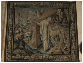 'Judith & Holophernes' Aubusson tapestry, Laval Cathedral