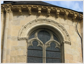 East end window (12th c.), Lescar Cathedral