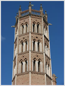 Octagonal tower (14th c.), Pamiers Cathedral