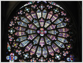 South transept rose (14th c.), Basilique St-Nazaire, Carcassonne