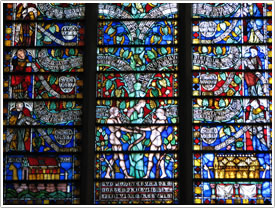 'Arbre de Vie' window, Holy Cross Chapel, Basilique St-Nazaire, Carcassonne