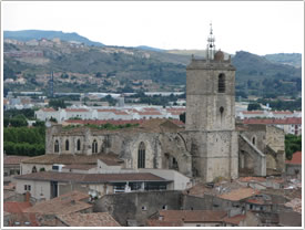 Basilique St-Paul (12th-14th c.) from Donjon, Basilique St-Paul, Narbonne