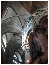 Ambulatory vault, looking south, Basilique St-Paul, Narbonne
